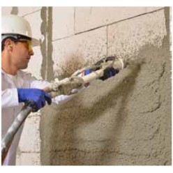 Rough machine-applied plaster (fiber) mortar  35kg
